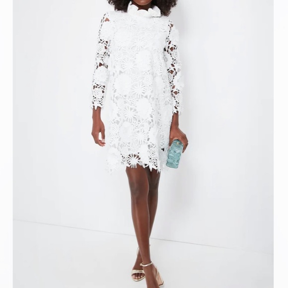 Blanc Guipure Lace Daphne DressTUCKERNUCK Blanc Guipure Lace Daphne DressTUCKERNUCK